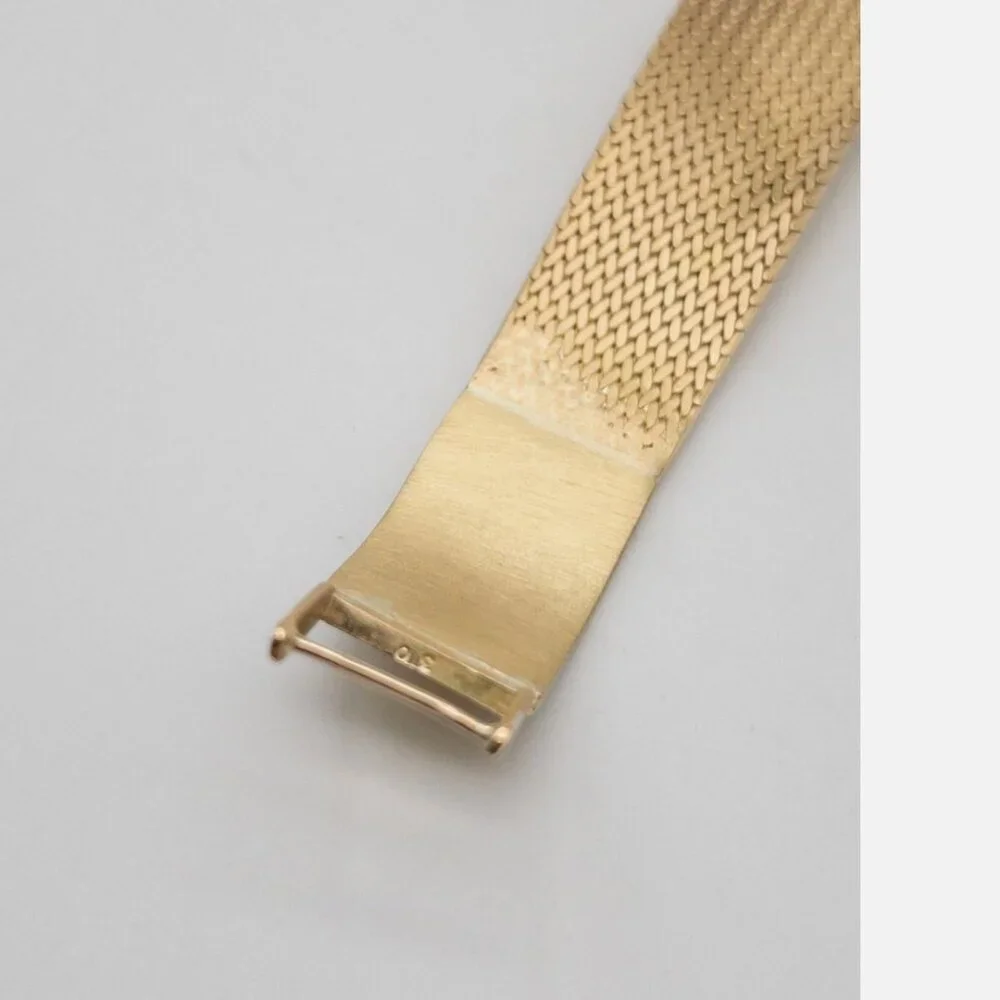MENS PATEK PHILLIPE 18k Yellow Gold FACTORY DIAMOND Watch